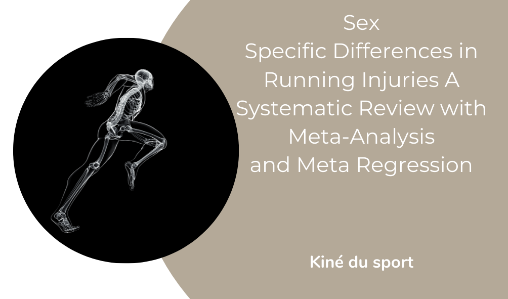 Sex Specific Differences in Running Injuries A Systematic Review with Meta-Analysis and Meta Regression