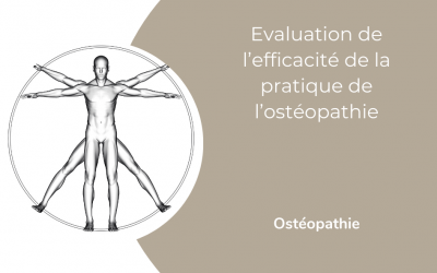 Evaluation de l’efficacité de la pratique de ﻿l’ostéopathie